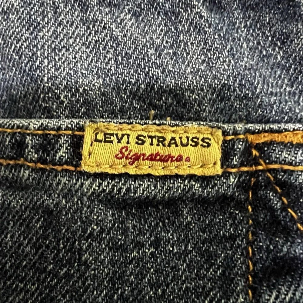 Levi‎ Strauss Signature Loose Relaxed Mens Blue Jeans  Size 44x30